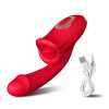 Rose Muncher Mouth Shaped Lip Biting Vibrator With G Spot Vibrator