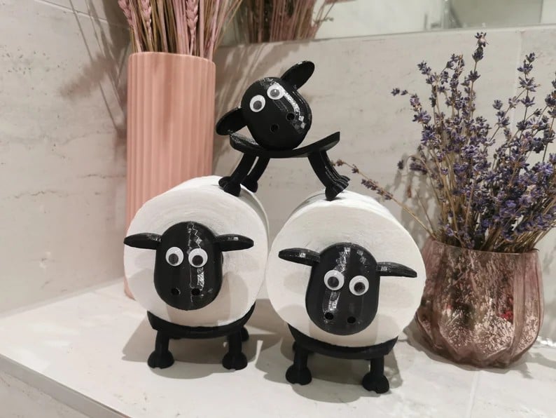 💥LAST DAY 49% OFF💥Sheep Toilet Roll Holder-Buy 2 Get 1 Free