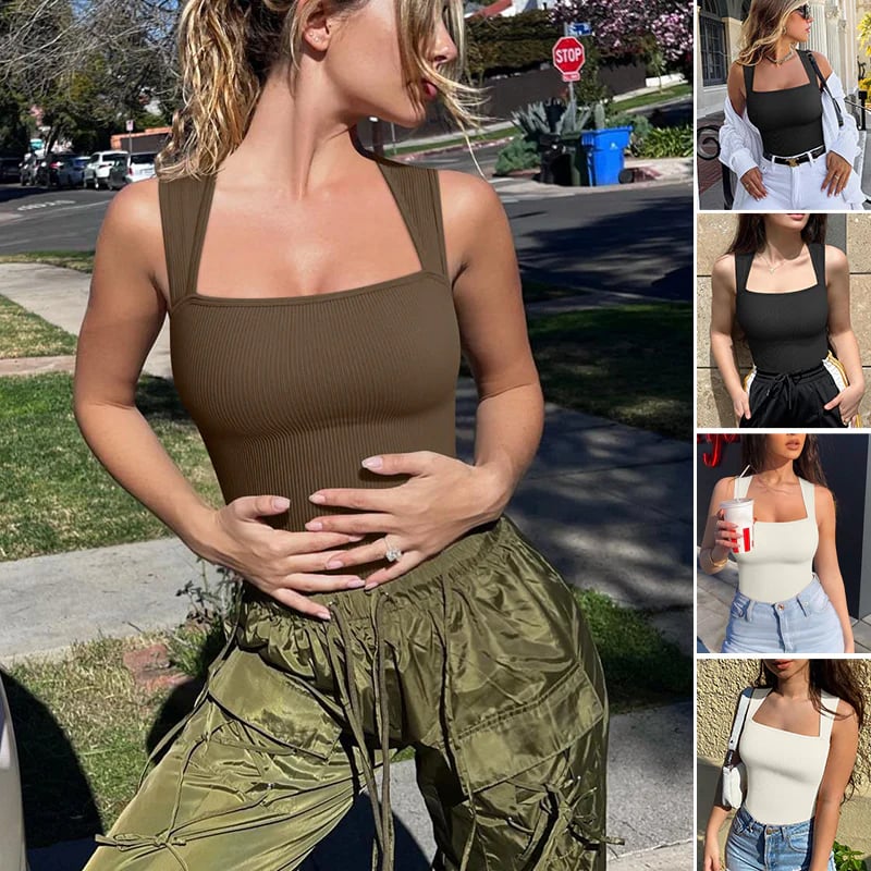 🔥Letzter Tag Verkauf 49% Rabatt ✨ Ärmellose figurformende Bodysuits mit Bauchkontrolle