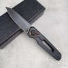 Spring Assist Button Lock Knife, 7550, Stainless Steel