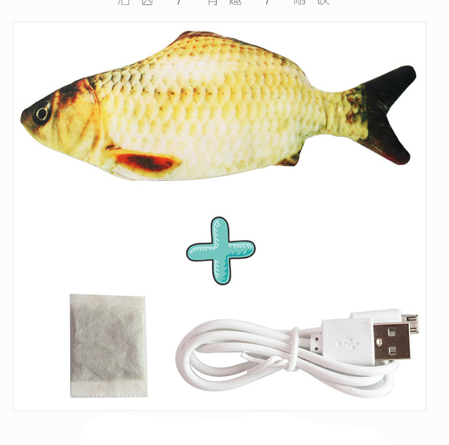 🔥Clearance Sale Last Day 50% OFF🔥Electronic and Interactive Fish Simulation Pet Toy (BUY 3 GET 10% OFF & FREE SHIPPING)