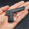 All Black Desert Eagle Full Metal Gun Model Keychain