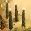 ⏰LAST DAY SALE 50% OFF💥Christmas Tree Flameless Taper Candles with Remote Timer