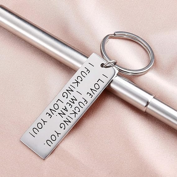 💖Hand Stamped Keychain 