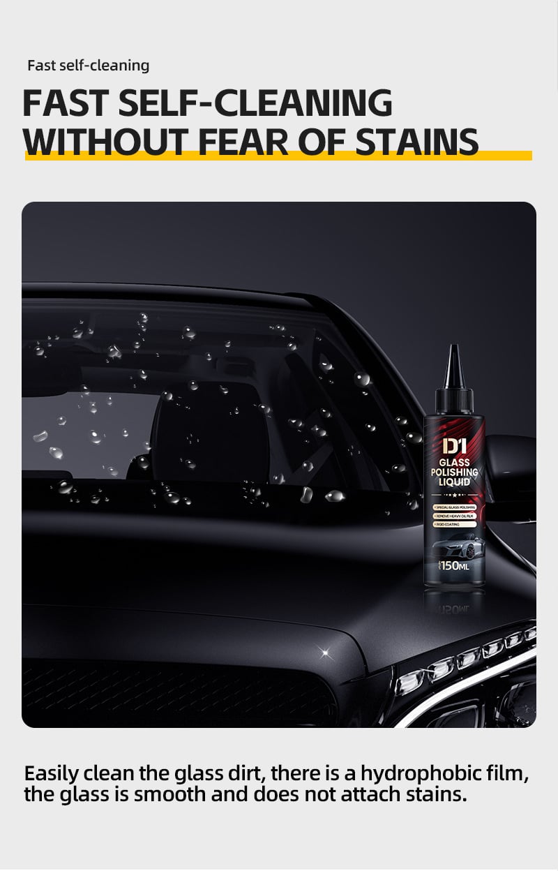 💥LAST DAY SALE 50% OFF💥Car Glass Polishing Compound⚡BUY 2 GET 1 FREE