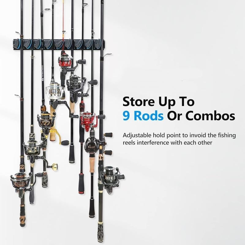 ✨Limited Time 49% OFF🔥Wall Mounted Fishing Rod Rack