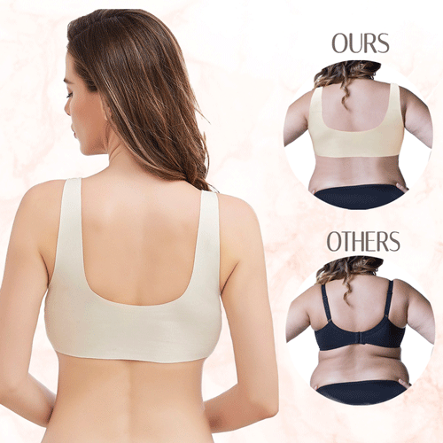 💝Mother's Day -BUY 1 GET 2 FREE⏰Front Closure Invisible Lifting Wireless Bra - Plus Size Bra🎗