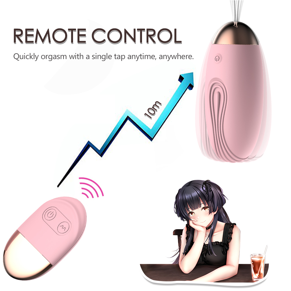 Pearl Egg Toy Wireless Massager Remote Control Vibrator Female Masturbation -  LL-A1810
