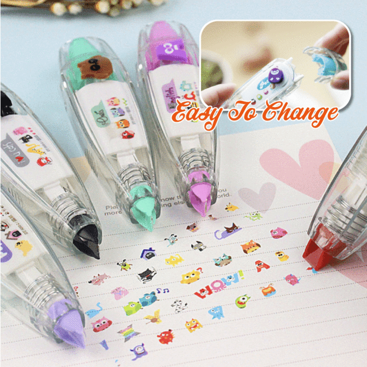 (🎄Early New Year Flash Sale🎄-48% OFF) Cartoon Decorative Tape Pen