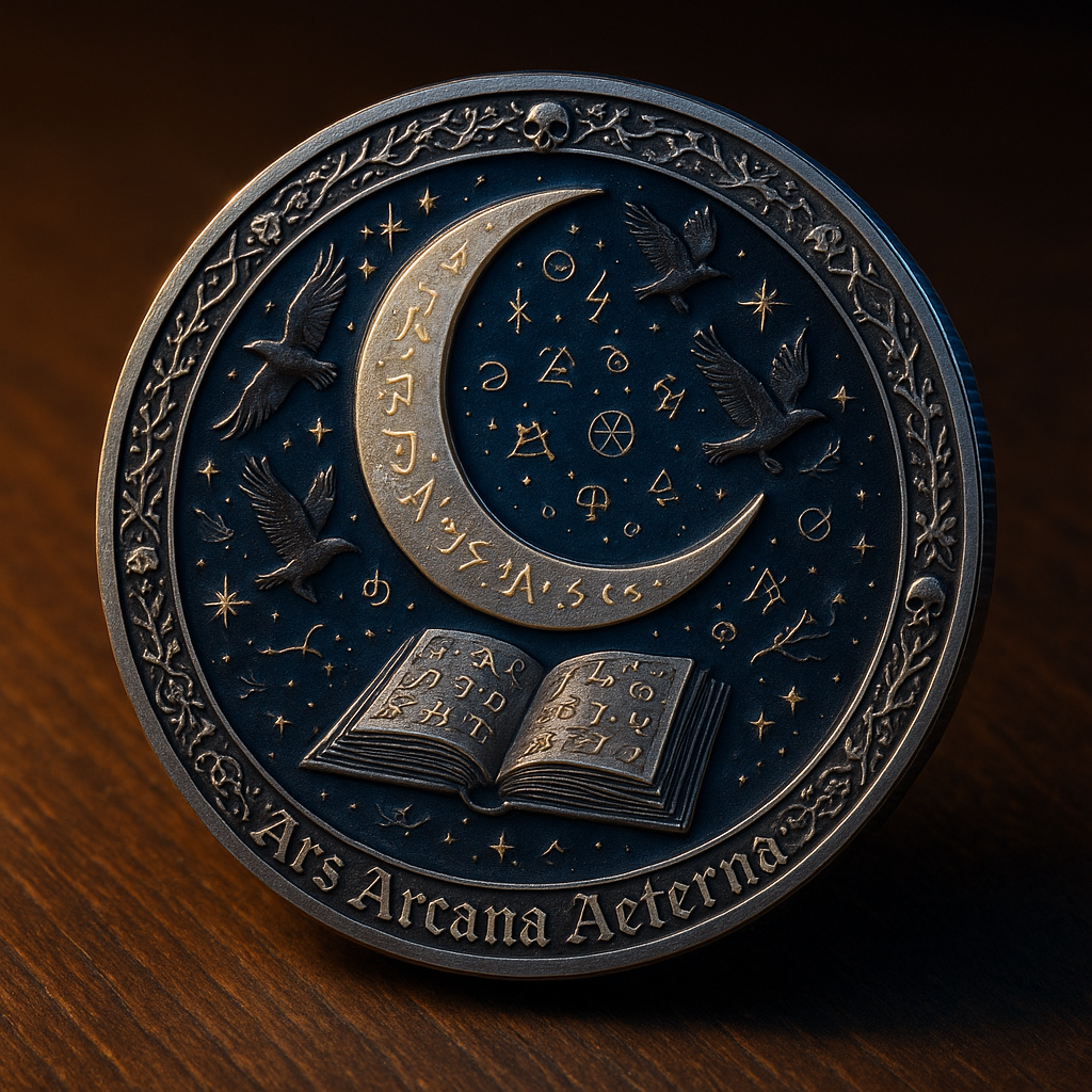 Gothic Witch Collectible Coin