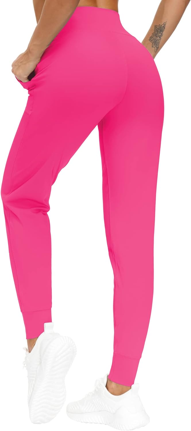 THE GYM PEOPLE Women's Joggers Pants Lightweight Athletic Leggings Tapered Lounge Pants for Workout, Yoga, Running