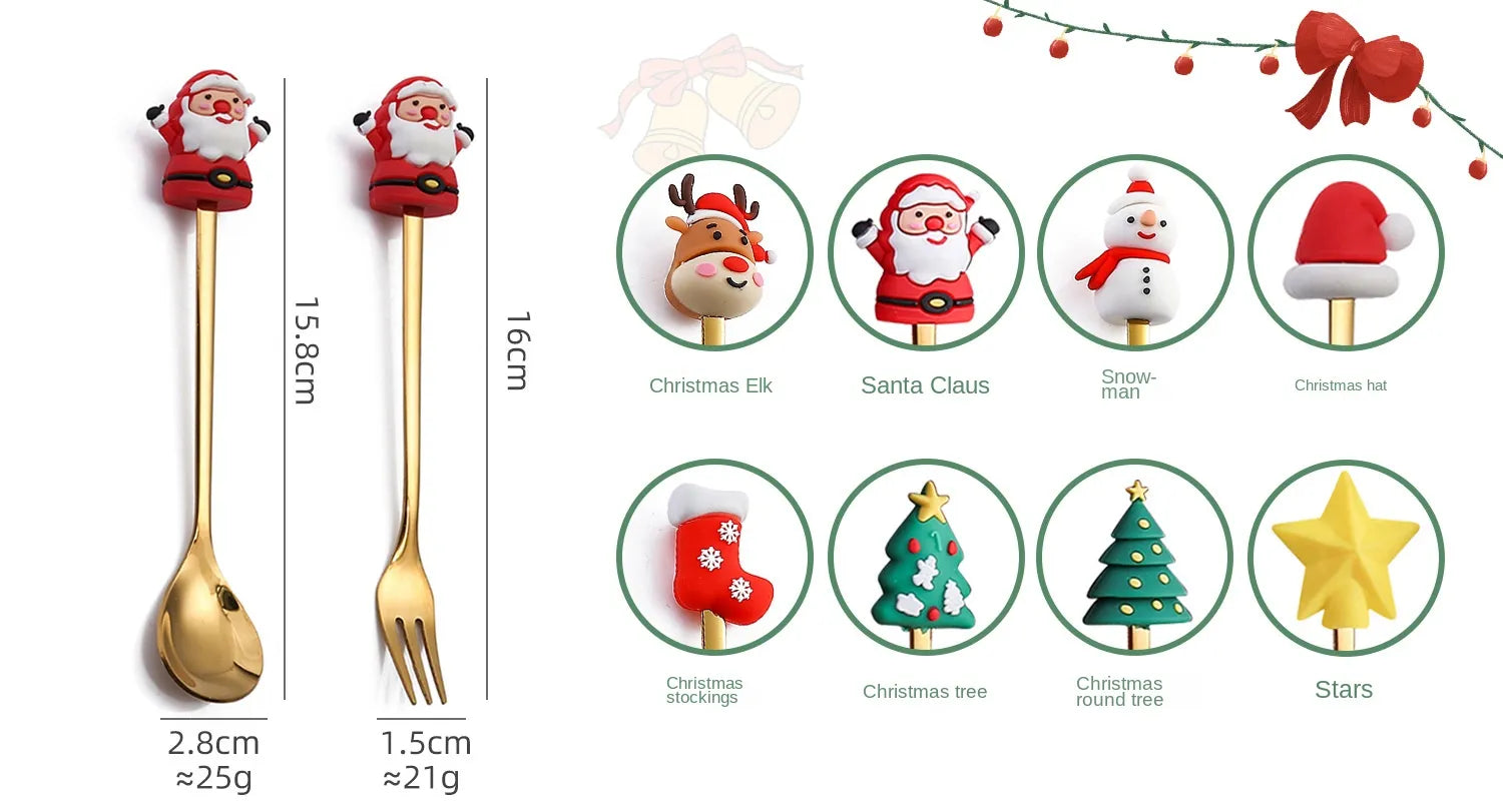 🔥Last Day Promotion - 50% OFF🎁🎄Christmas Spoon Set