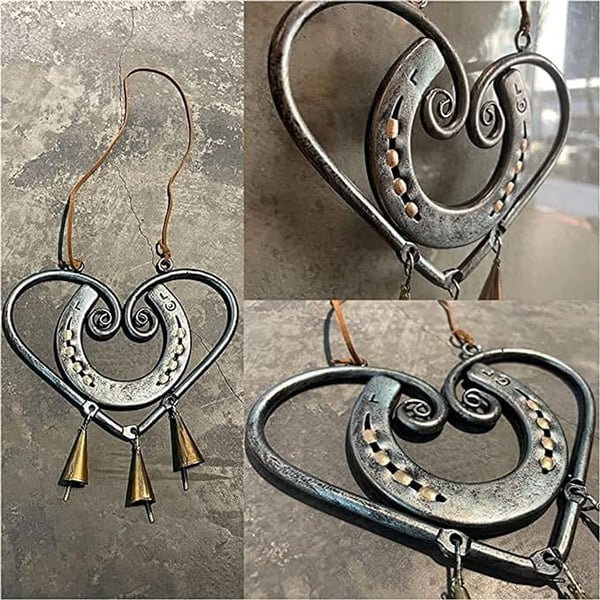 Handmade Lucky Love Wind Chime with Steel Nails, Buy 2 Free Shipping