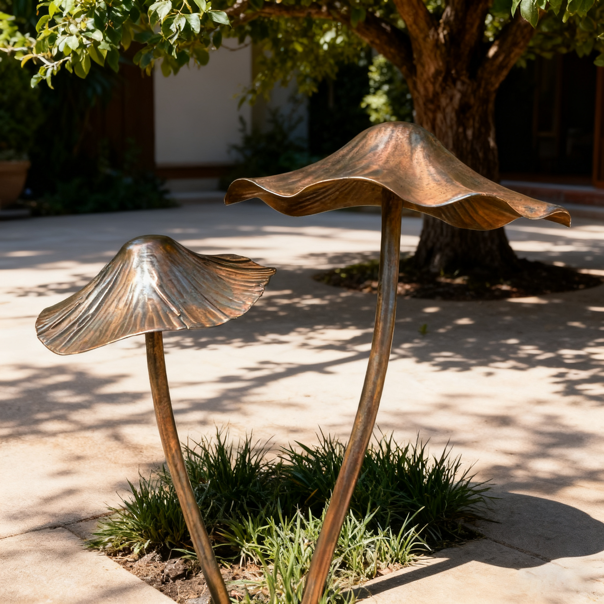 🍄 Whimsical Garden Art | Handcrafted Mushroom Sculpture