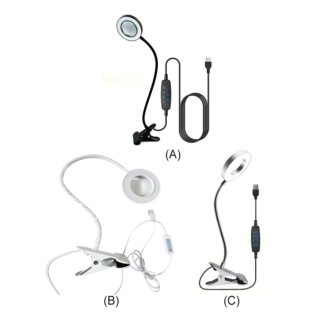 💥LAST DAY SALE 50% OFF💥Magnifying Glass Clip-On Desk Lamp⚡Buy 2 Free Shipping