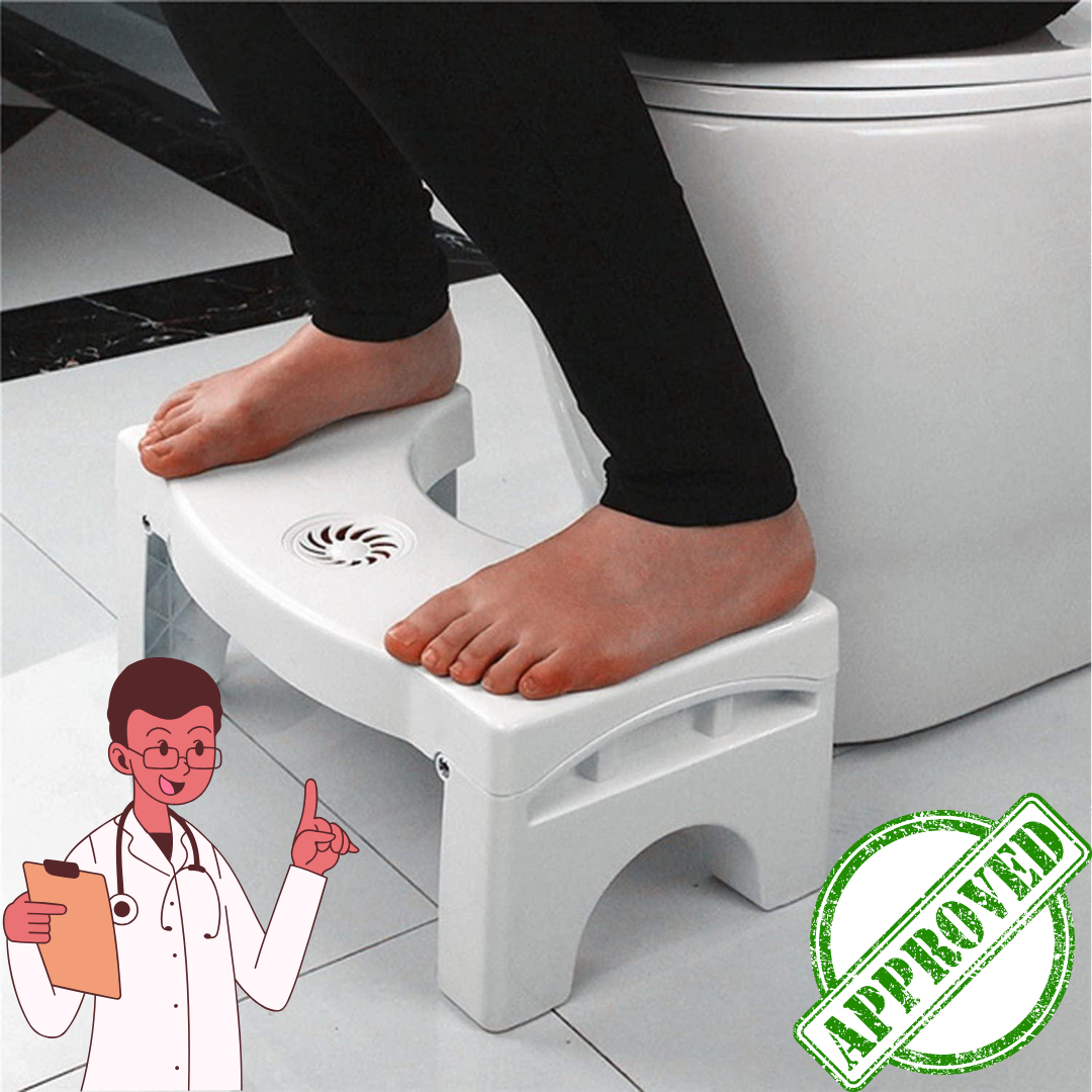 🩺👨🏻‍⚕️🚽Foldable Toilet Stool for family – Portable Squatting Poop Stool with Air Freshener Holder, Space-Saving Bathroom Step for Better Digestion & Odor Control with Doctor's Approved 🩺👨🏻‍⚕️🚽