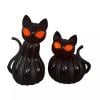 🎁TikTok Last Day Sale - 70% OFF🕸️ Black Cat of the Night – Color-Shifting Eyes Haunted Halloween Figurine