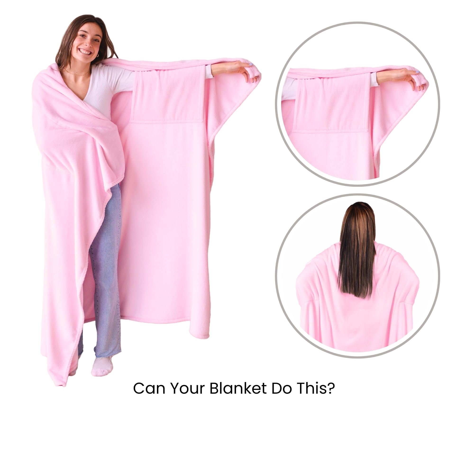 Cozy Sleeved Soft Blanket
