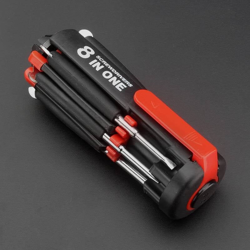 (🎄Early Christmas Sale - 49% OFF) 8 Screwdrivers in 1 Tool with Worklight and Flashlight