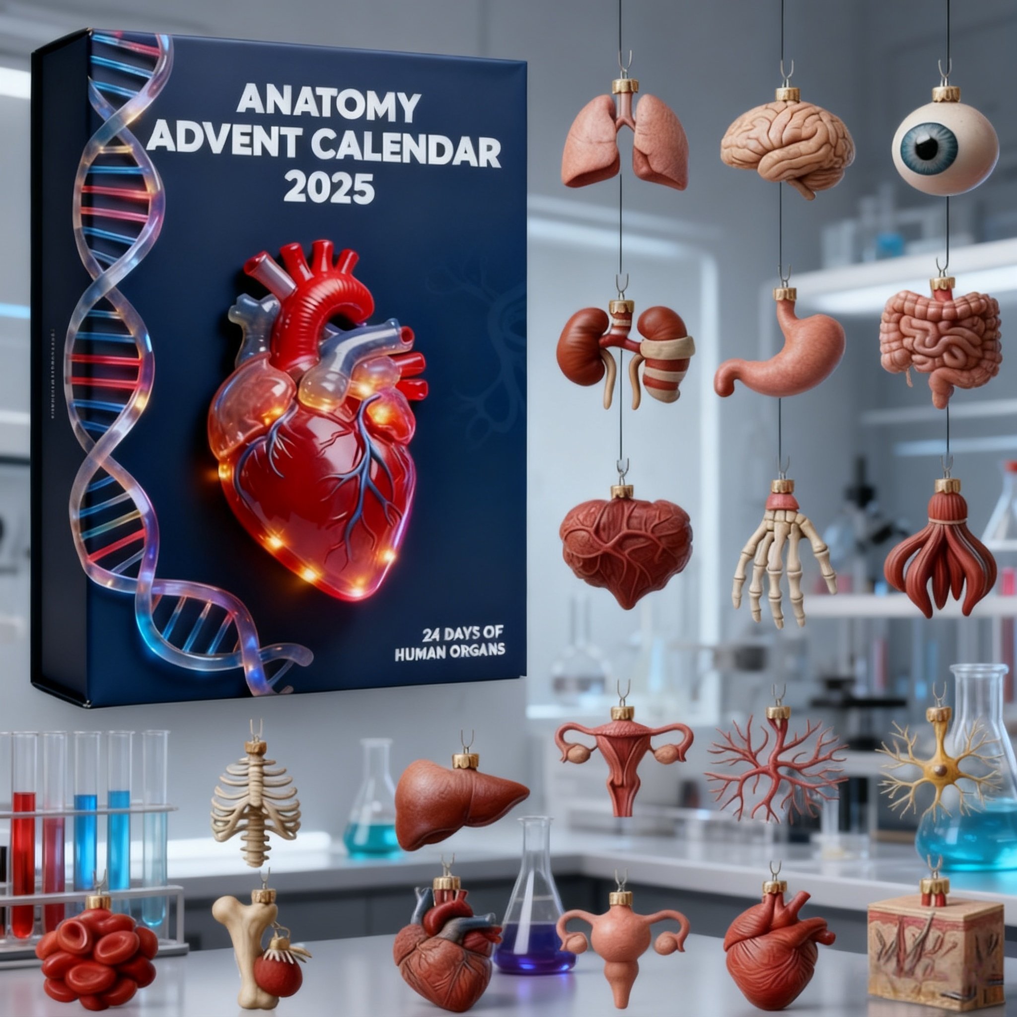 🔥Last Day 50% OFF -🎄2025 Anatomy Advent Calendar