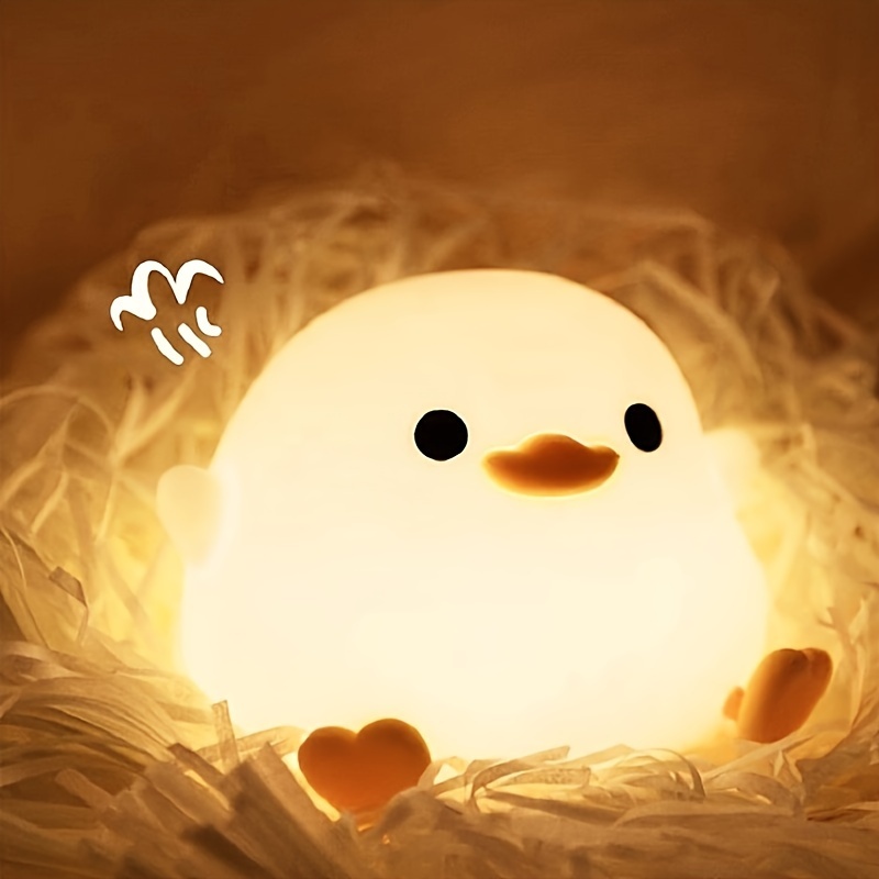 🔥Last Day Promotion 50% OFF -🎁- 🎀Adorable Duckling Silicone Night Light 💡