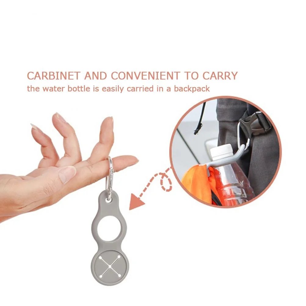 🔥Last Day Promotion 50% OFF🔥Silicone Sport Kettle Buckle Outdoor Carabiner Water Bottle Holder