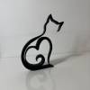 Cat Minimalistic Sculpture
