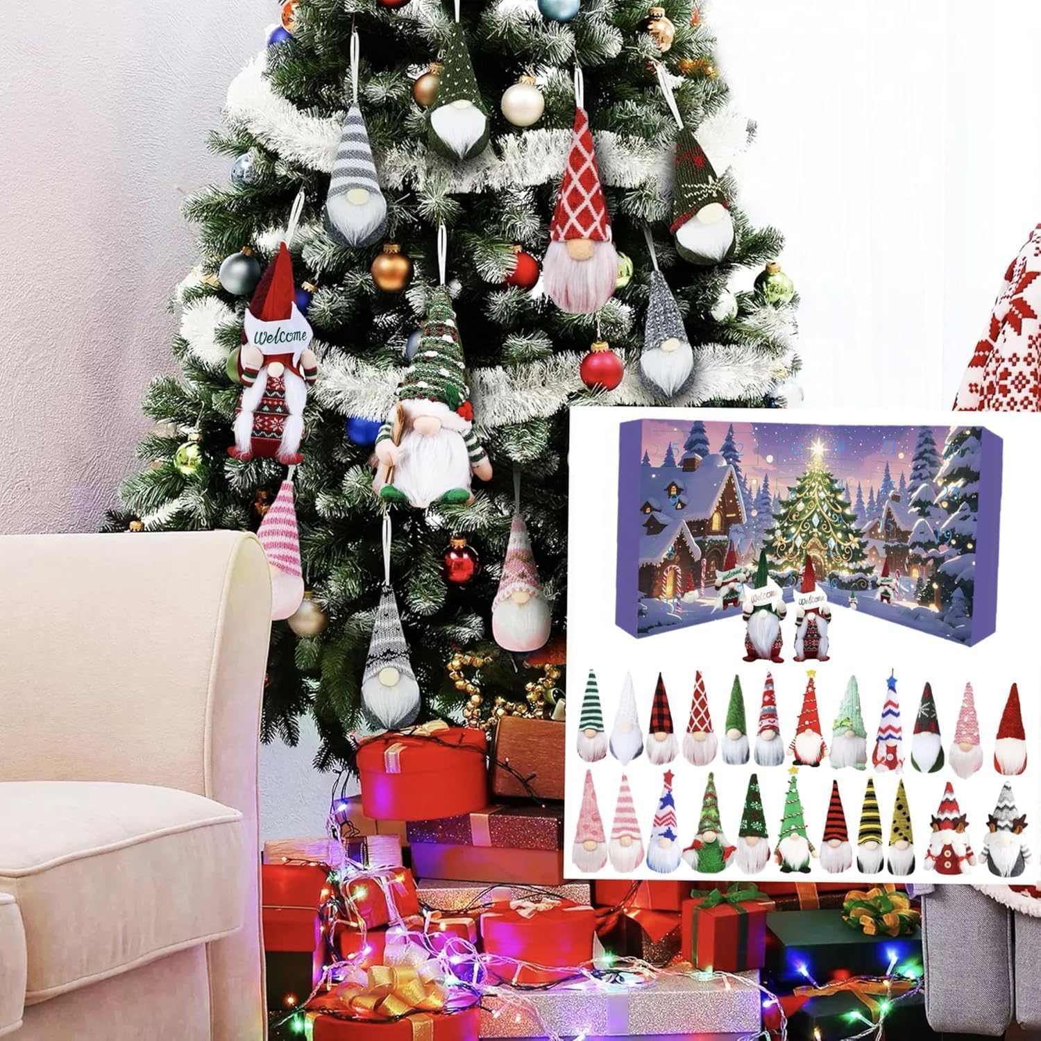 🎁TikTok Last Day Sale - 70% OFF🔥💥New on sale 2025🎅 CLINCLII™ The 2025 Christmas Gnome Advent Calendar 🎁