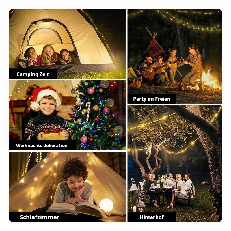 🔥Letzter Tag: 49% Rabatt🔥Außenbeleuchtung Camping Laterne Rolle Atmosphäre Licht