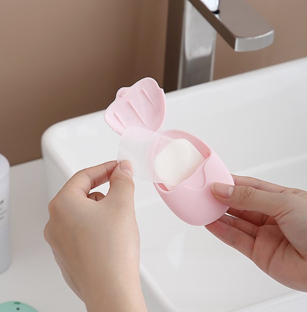 (🔥Last Day Promotion - 50%OFF) Mini Portable Disposable Travel Soap Sheets