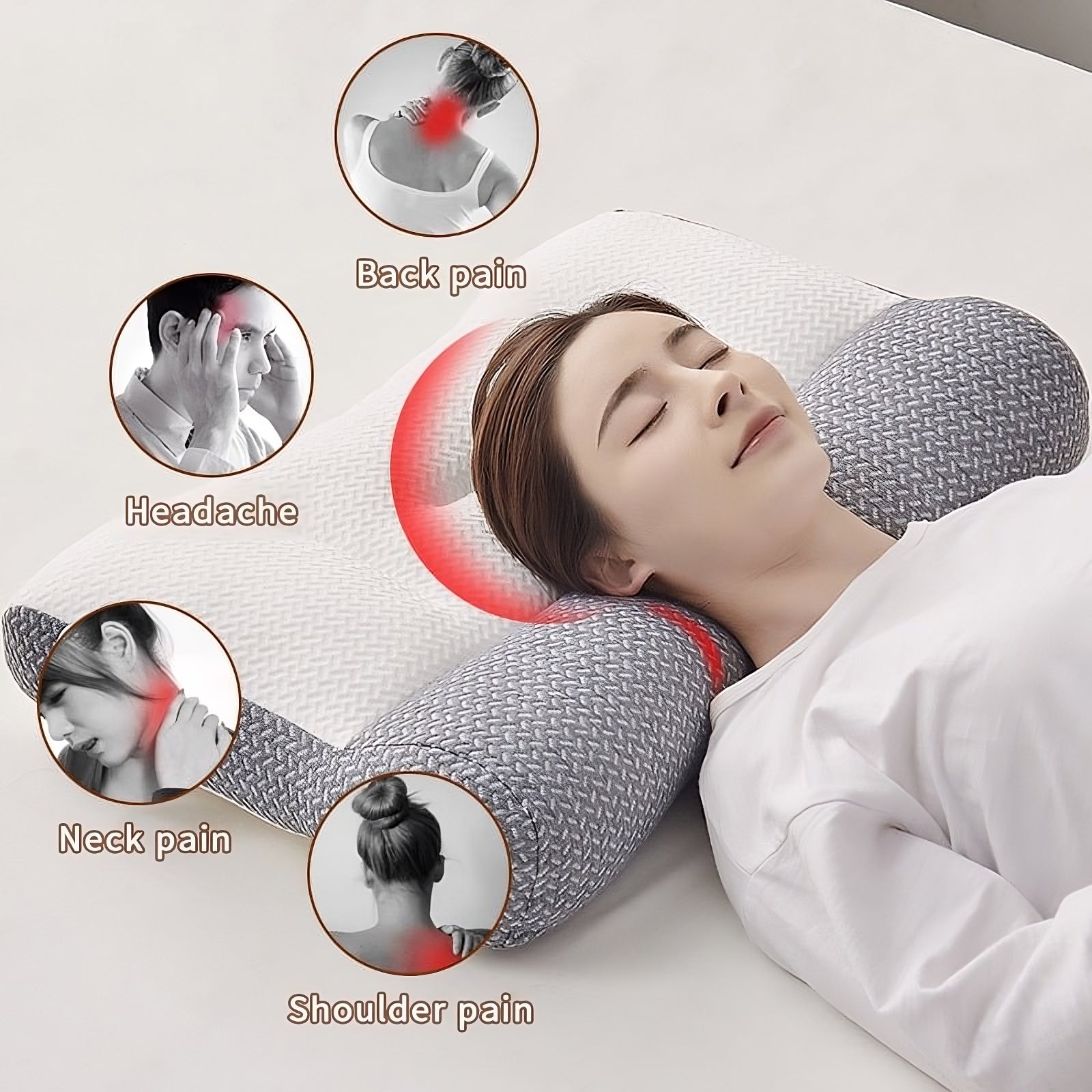 🔥Last Day Promotion 70% OFF-🔥-Super Ergonomic Pillow - Protect your neck and spine