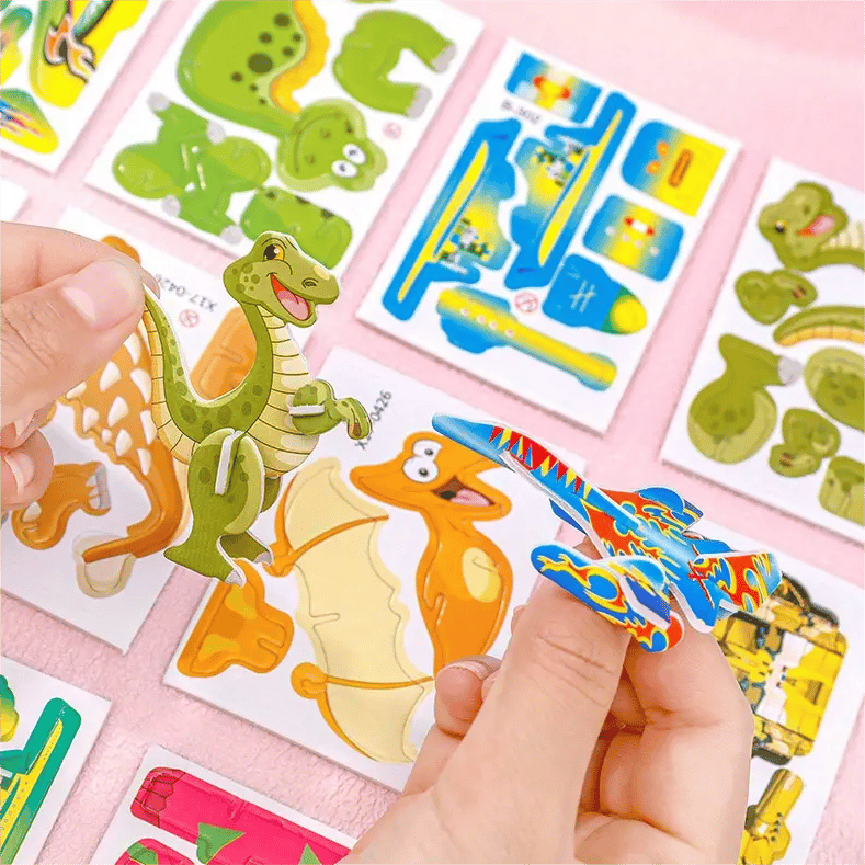 🔥 Sommer-Sonderverkauf 50% RABATT 🌊🦖Bildung 3D Cartoon-Puzzle