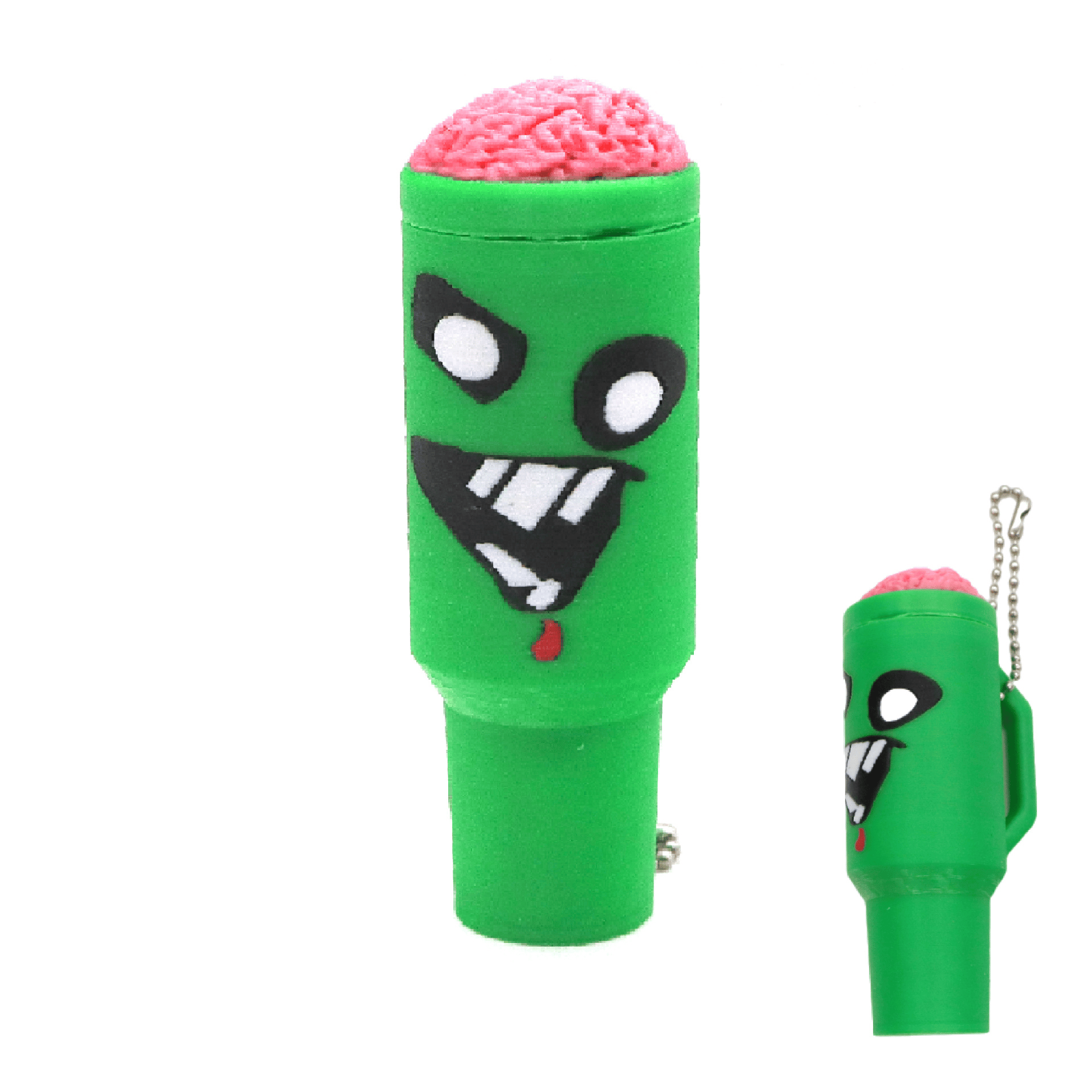 🎁TikTok Last Day Sale - 70% OFF🎉Lipstick Anti-Loss Keychain — Dual Themes: Halloween Pumpkin & Christmas Reindeer（With a key ring）
