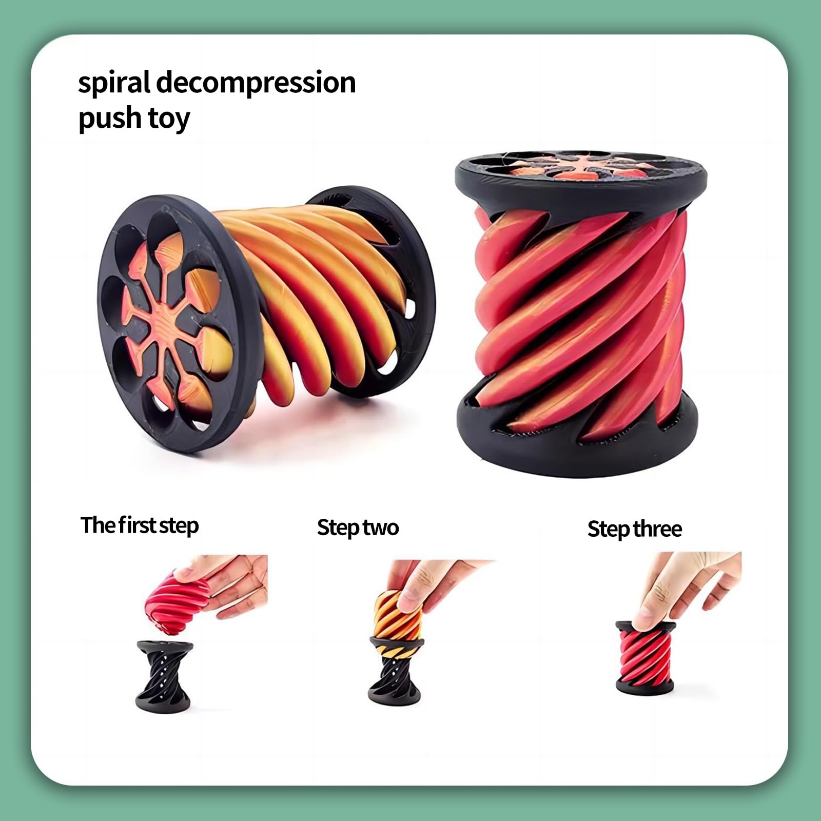 🔥Last day Clearance Sale 60% OFF🔥3D Printed Spiral Cone Toy
