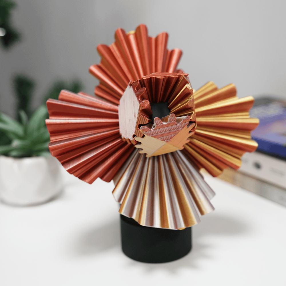 🔥Last Day Promotion 50% OFF🔥3D Printed Electric Rotating Gear Ball