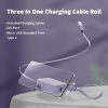 (🌲EARLY CHRISTMAS SALE - 50% OFF) 🎁Three In One Charging Cable Roll - Buy 3 Free Shipping