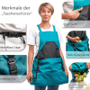 🌻Gartenschürze mit gekreuztem Rücken und tiefen Känguru-Taschen
