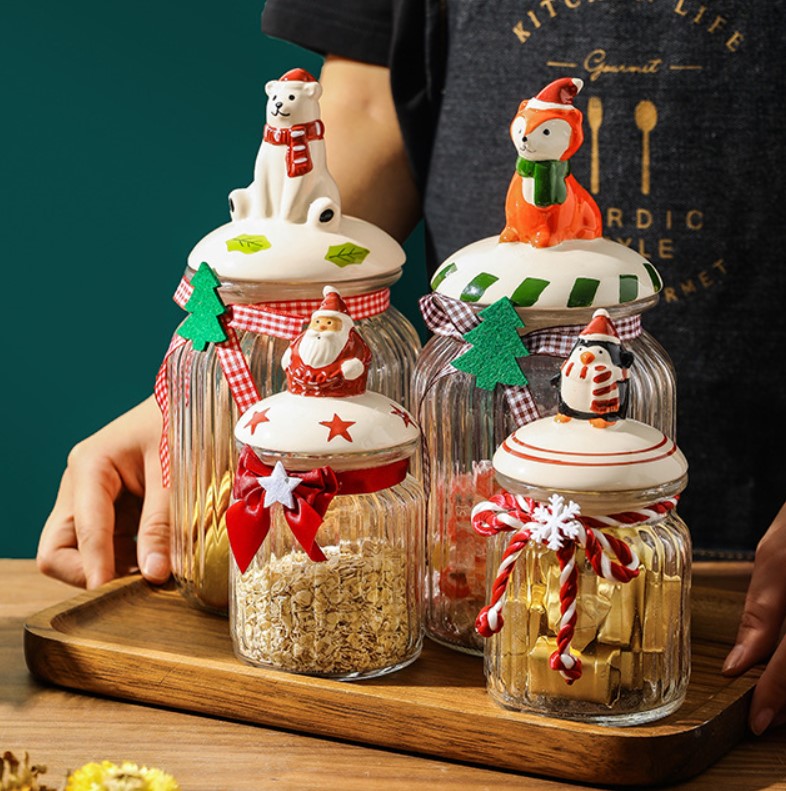 (🎄Early Christma Hot Sale- 48% OFF) Christmas Candy Jar (🔥BUY 2 GET FREE SHIPPING)