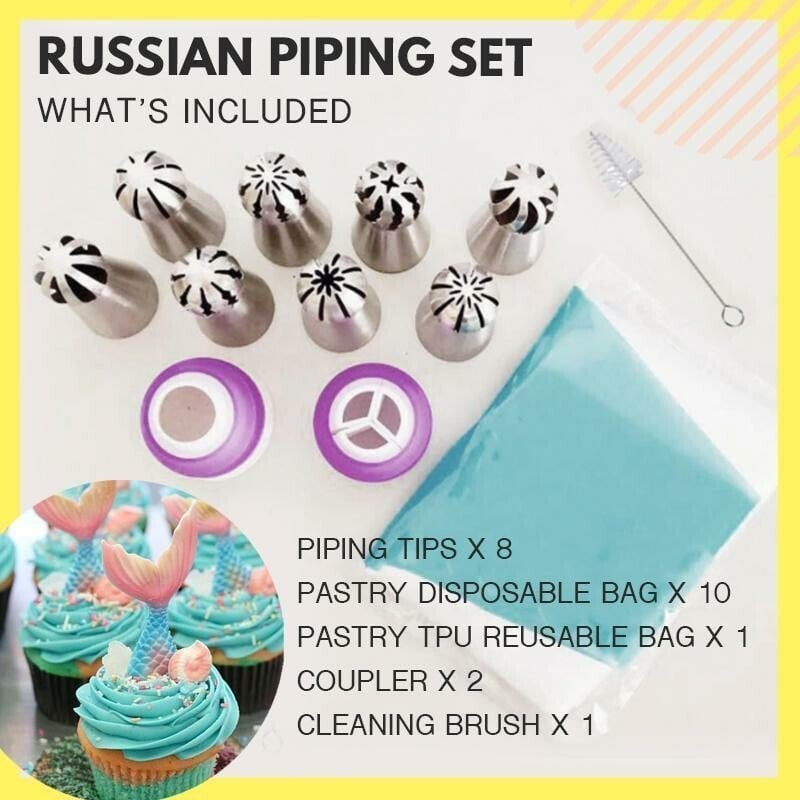 ✨Last Day Promotion - 70% OFF🎁🎄Cake Decor Piping Tips