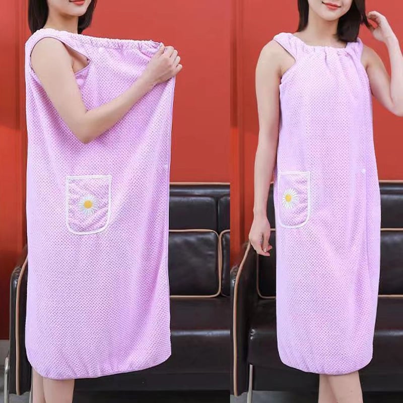 🔥New Year Sale- Quick Dry Absorb Water Wearable Bath Towel- Buy 2 Free Shipping