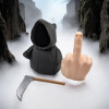 🤣Knitted Grim Reaper Middle Finger Figurine