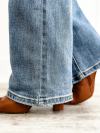 ❤️LETZTER TAG 50 % RABATT🔥Bootcut-Jeans mit mittelhohem Bund und Knopfleiste