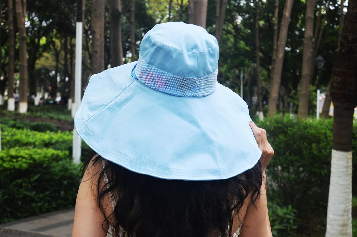 Packable Large Brim Sun Hat for Women - 6.7