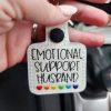 🌈Rainbow Hearts Snap Tab Design-Emotional Support💕