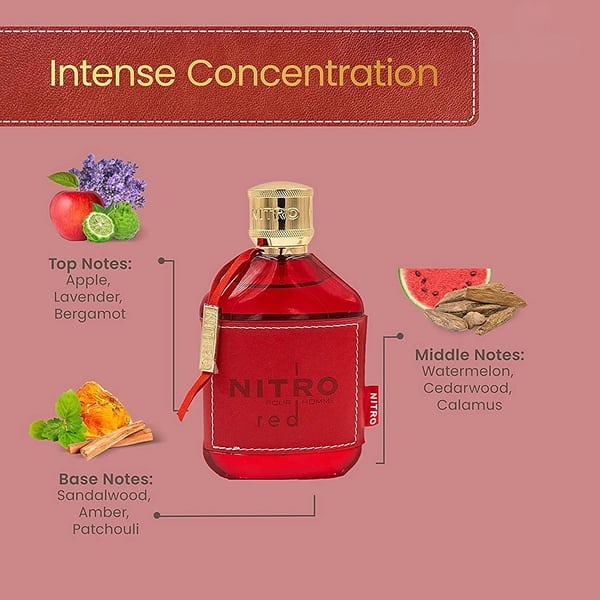 🎁TikTok Last Day Sale - 70% OFF✨Dumont Nitro Red For Men 3.4 Oz Eau De Parfum Spray
