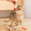 💥Buy 4 Get 4 Free&Free Shipping😻Chicken Feather Elastic Ball Pet Toy