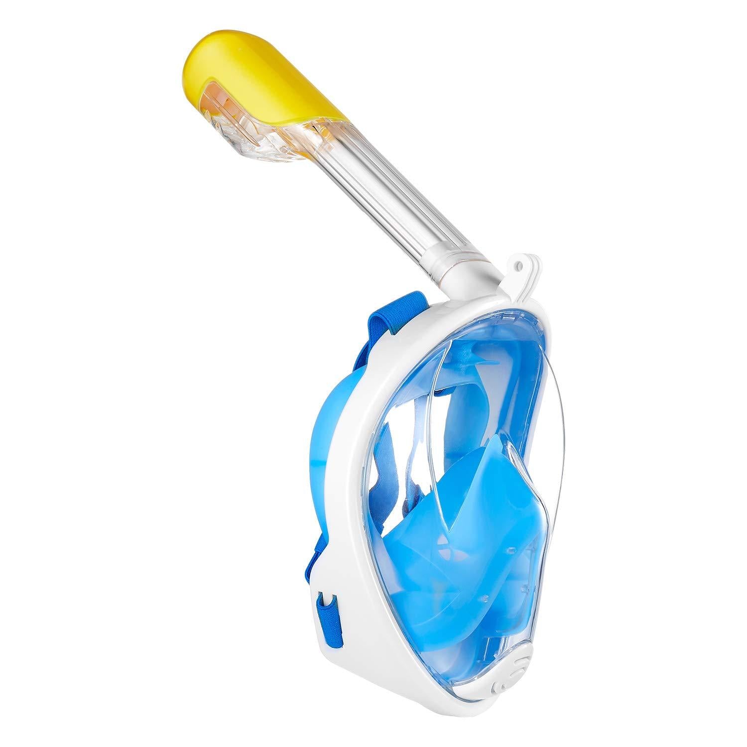 Snorkel Mask - Original Full Face Snorkeling and Diving Mask with 180° Panoramic Viewing