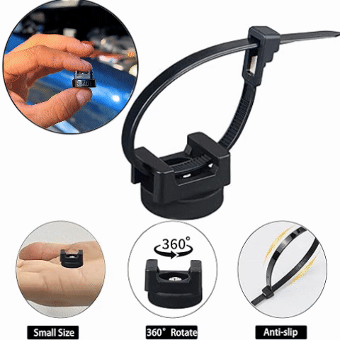 🎁TikTok Last Day Sale - 70% OFF🎉Magnetic Cable Zip Tie Mount Kit – Smart, Flexible Cable Management for Every Space