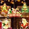 🎅 Early Christmas 50%OFF☃️Santa Claus Window Hanging Lights Christmas Decorative Atmosphere❄️