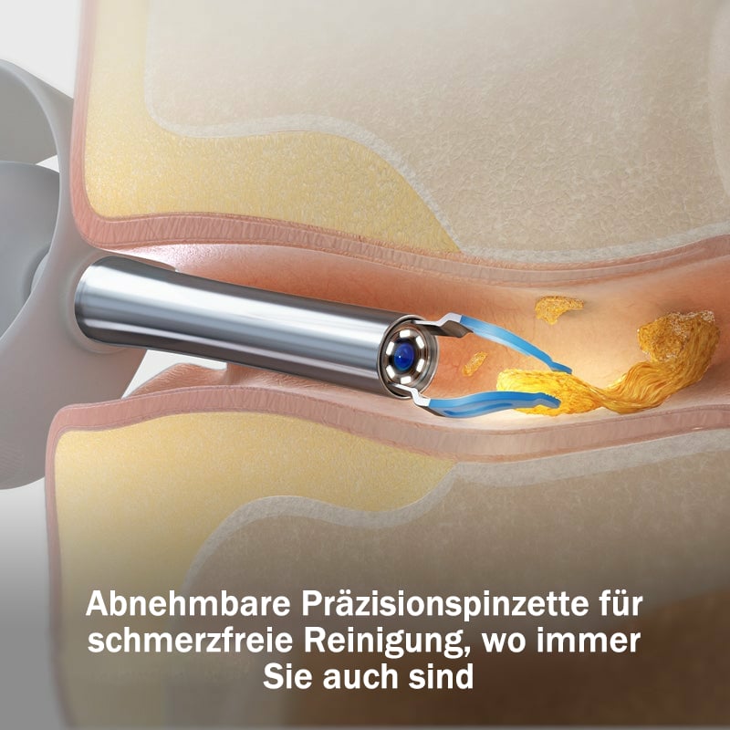 👂Kabellose endoskopische Ohrlöffel (Achtteiliges Set)